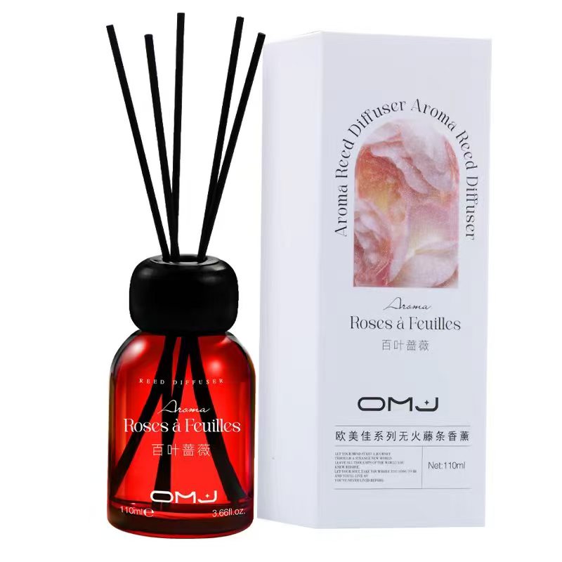 Euromeiga Collection: Orange & Green Spring Reed Diffuser - Fragrance for Every Room - 4