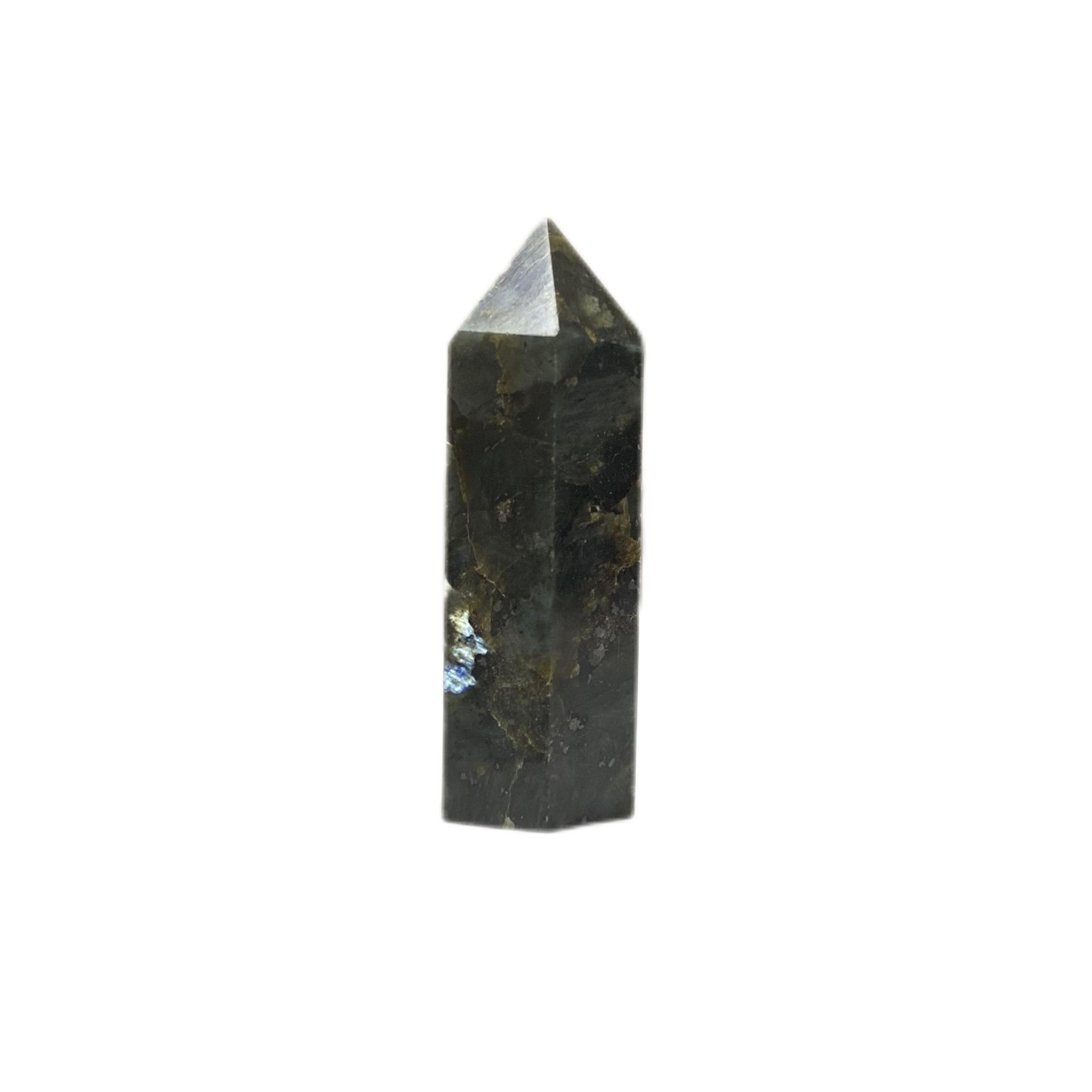 Natural rose quartz hexagonal prism - 11