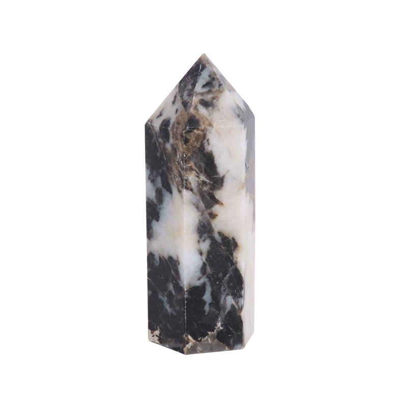 Natural rose quartz hexagonal prism - 9