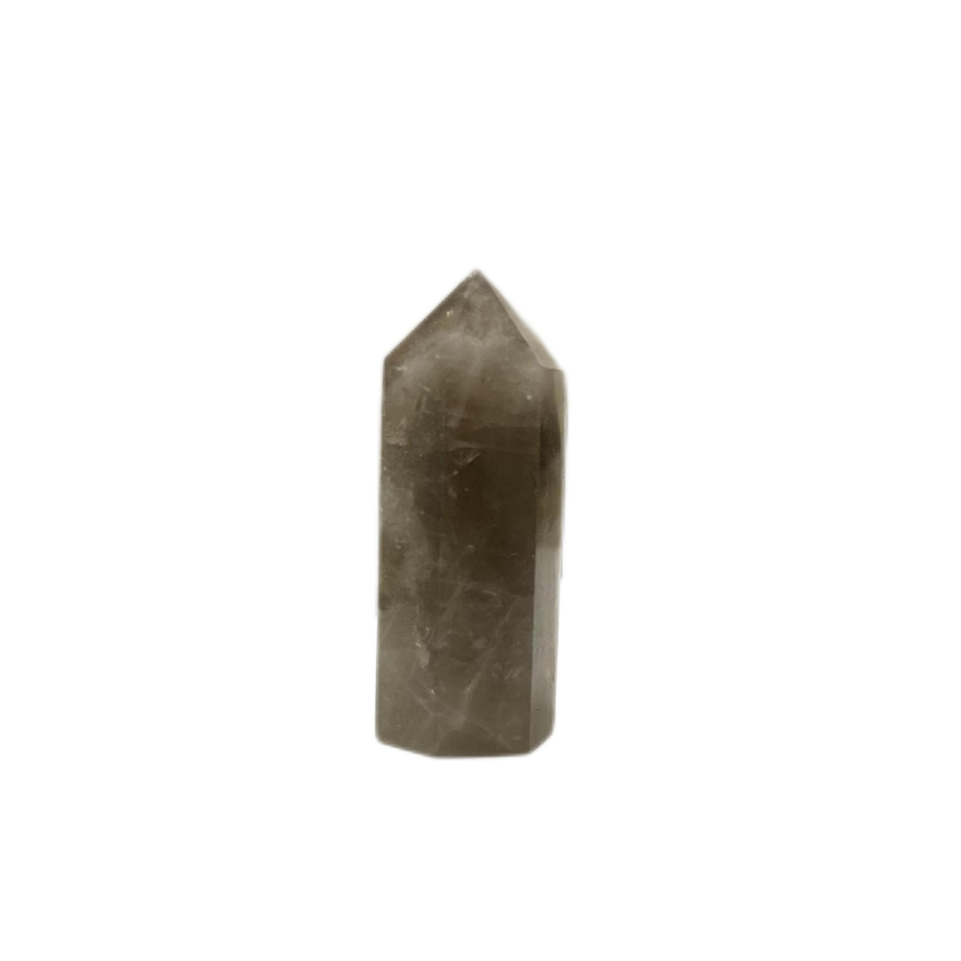 Natural rose quartz hexagonal prism - 6